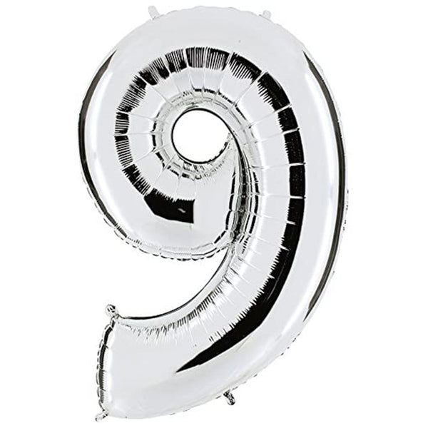 Ballon 9 - Silber (40 cm)