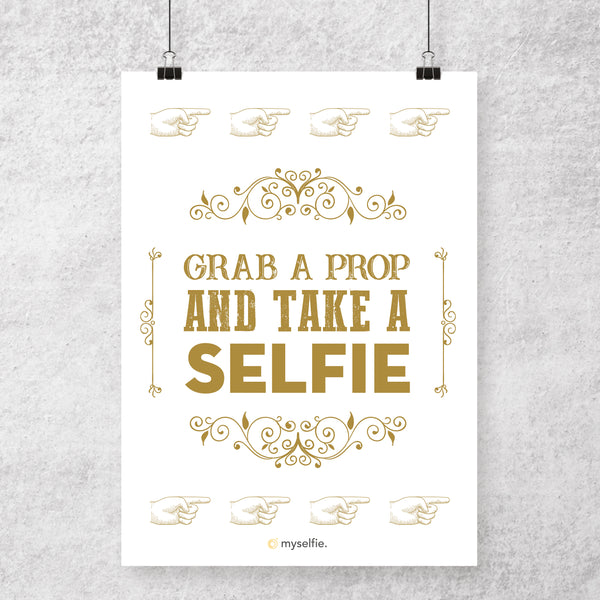 "Take a selfie" Plakat