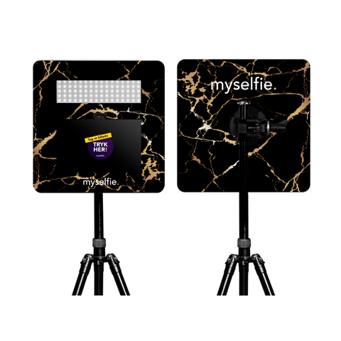 Schwarzer Marmor-Rahmen