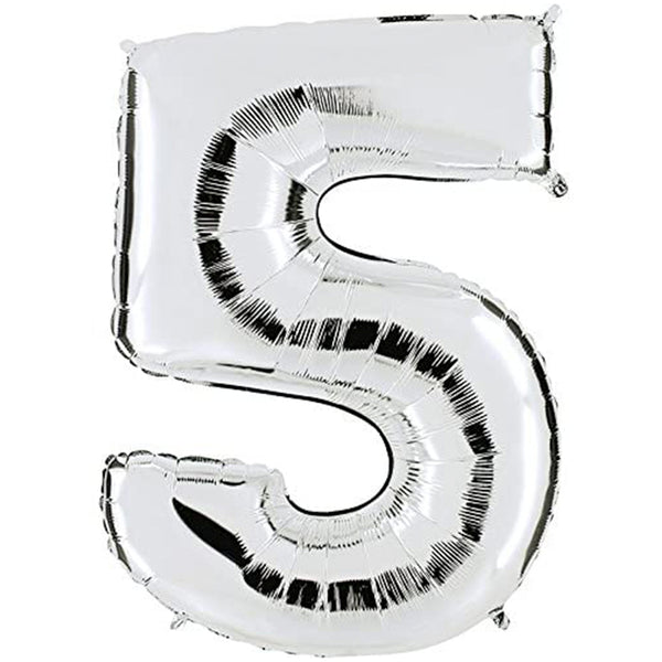 Ballon 5 - Silber (40 cm)