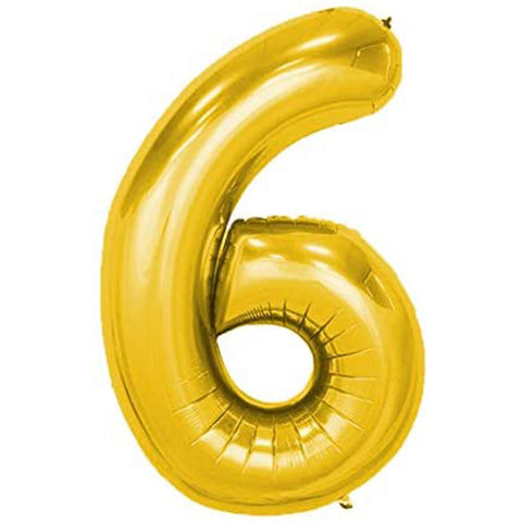 Ballon 6 - Gold (40 cm)