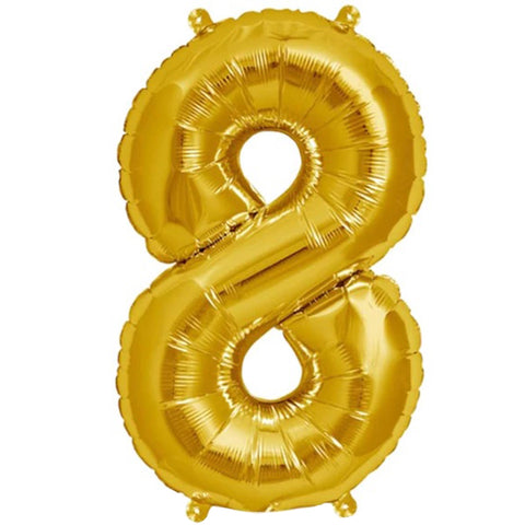 Ballon 8 - Gold (40 cm)