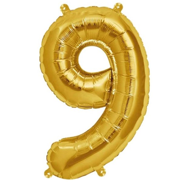 Ballon 9 - Gold (40 cm)