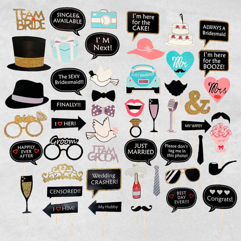 Luxus Hochzeit-Set (52 Teile)