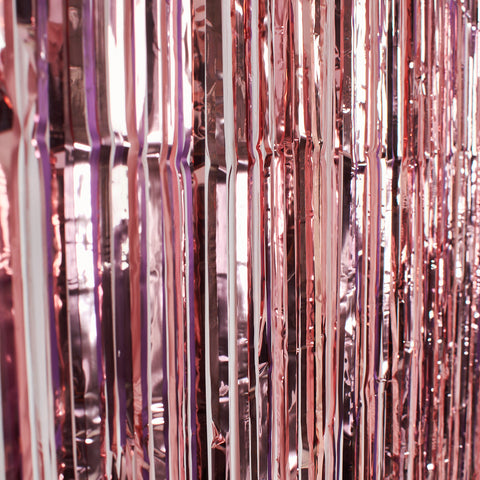 Lametta Hintergrund Rosegold