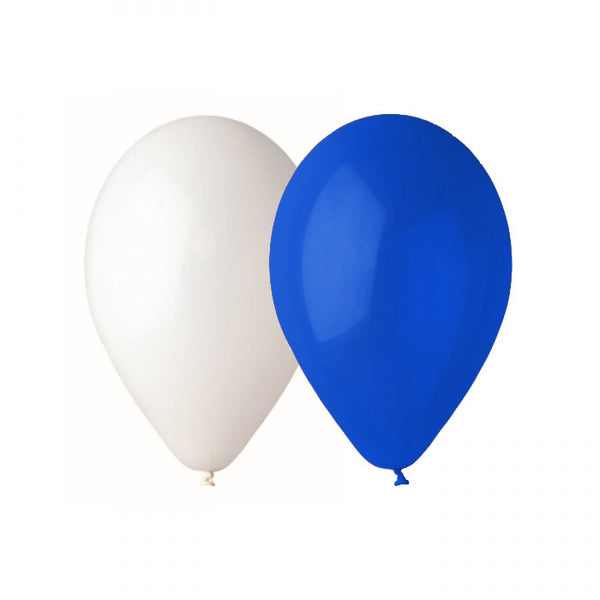 Ballons (blau + weiß)