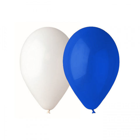 Ballons (blau + weiß)